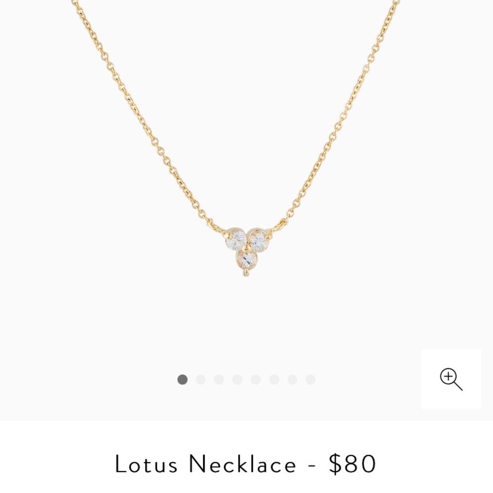 Mejuri Lotus Necklace